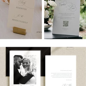 Vintage Green Wedding Bar Menu Sign: Timeless Classic Drink Station Menu Template (Digital, Editable) CLARA image 11