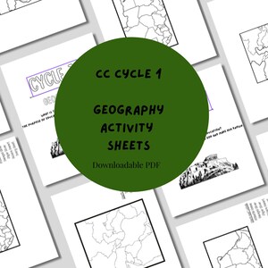 Classical Conversations Cycle 1 Geographie Ausmalbilder, Homeschool Arbeitsblätter, Geographie Ausmalbilder
