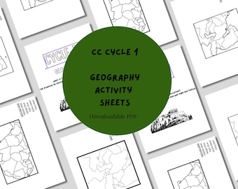 Classical Conversations Cycle 1 Geography Coloring Pages, Homeschool Worksheets, Geography Coloring Pages