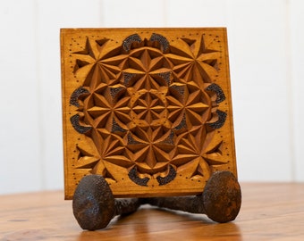 Hand Carved Trivet | Carved sculpture