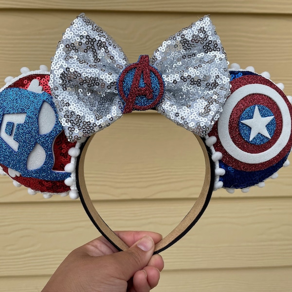 Captain America Inspired Mouse Ears