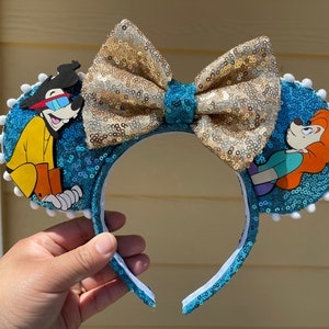 Disney Inspired Max and Roxanne Mouse Ears