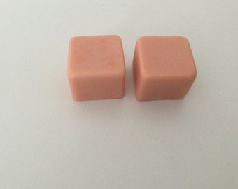 Strawberry Milk mini soap cubes.