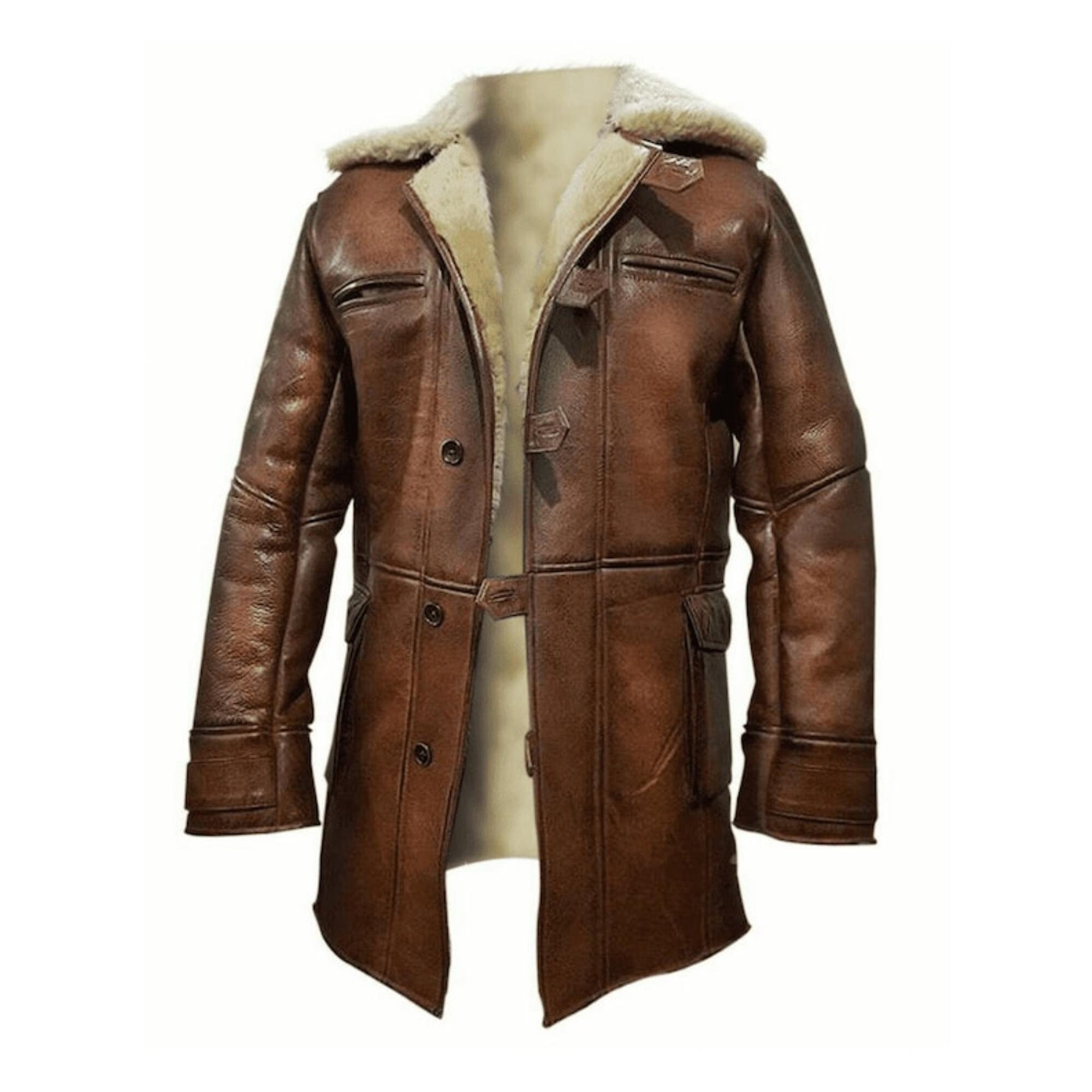 Bane black leather jacket cheap
