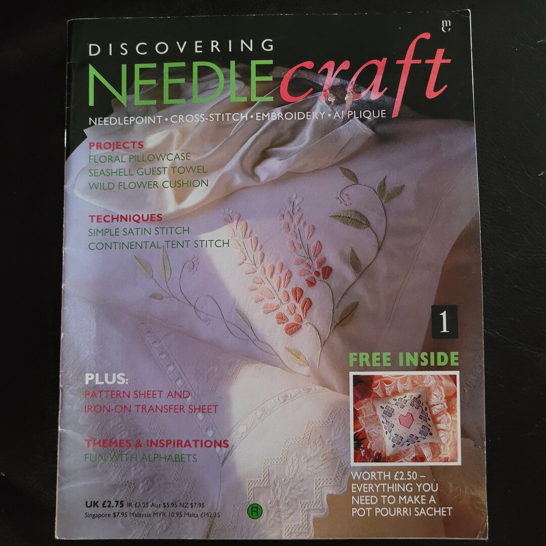 Discovering Needlecraft 1 1993 Needlepoint Crossstitch Etsy Australia