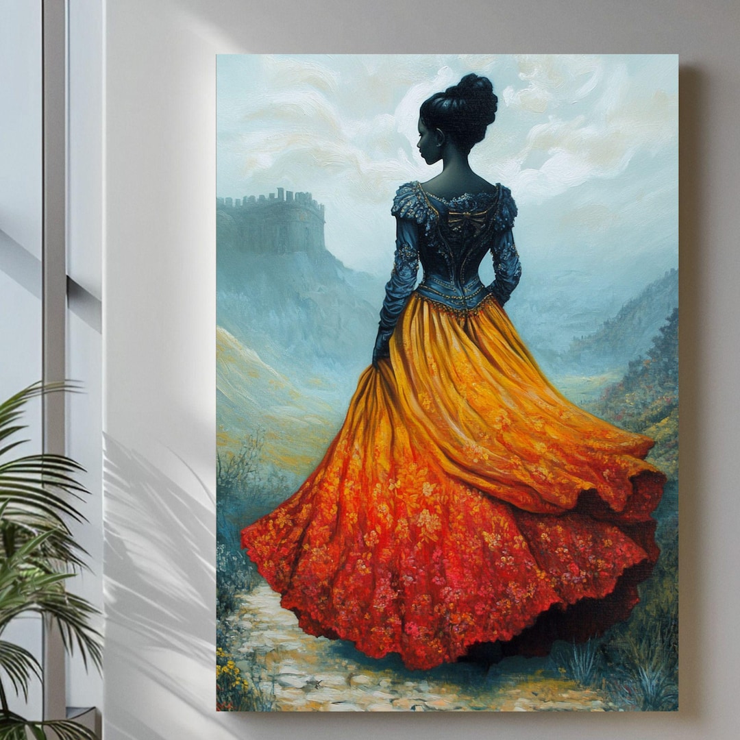 Vintage African American Victorian Print | Black Woman Art | Black Girl ...