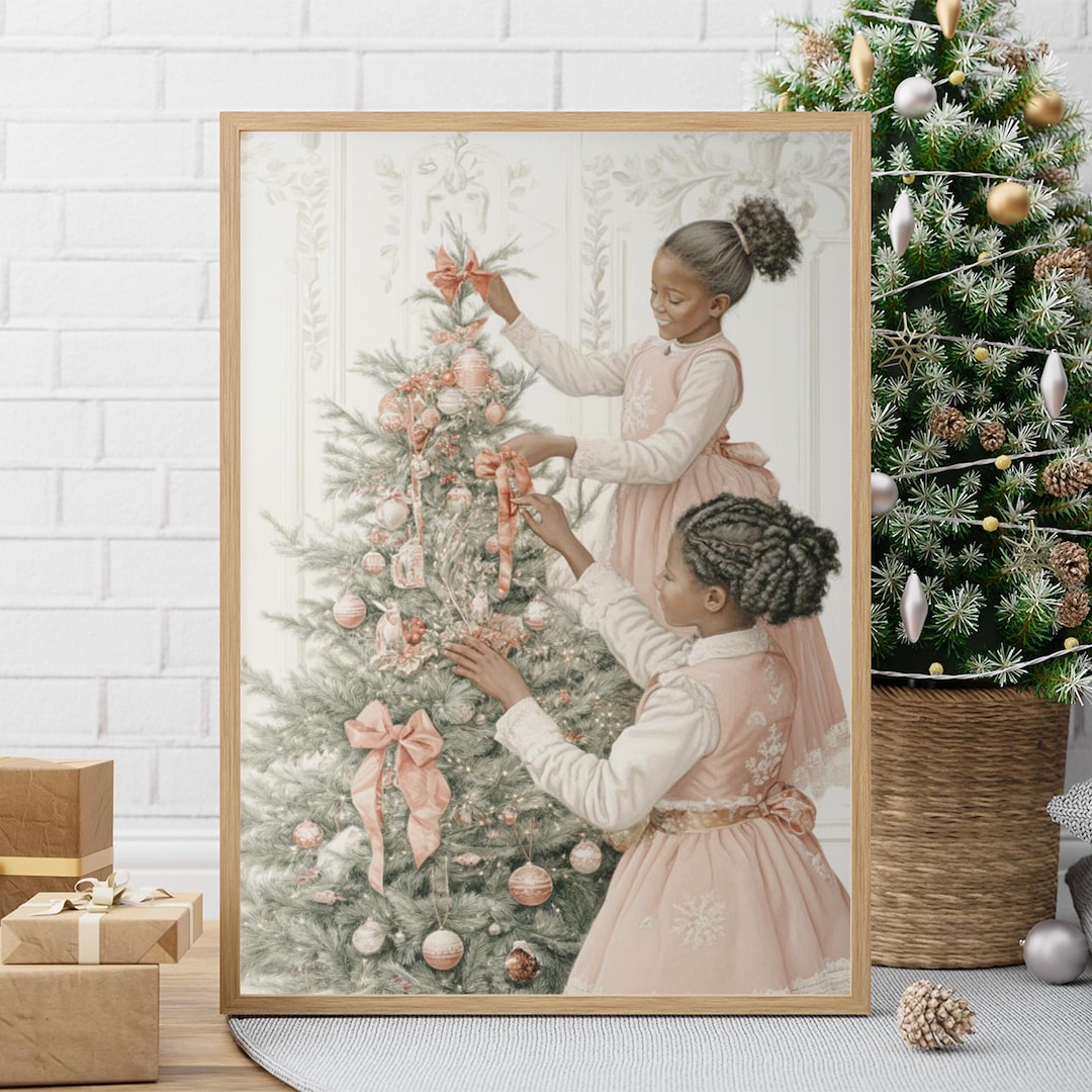 Black Girl Christmas Decor