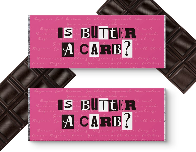 Mean Girls Mean Girls Candy Bar Wrapper Mean Girls Party Etsy Ireland