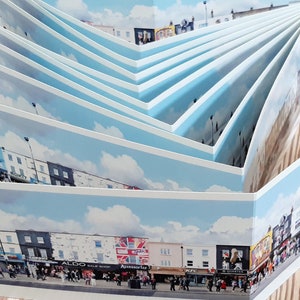 Carte postale Londres Camden Town - Lot de 10 cartes (3/1 également) - format extra long - Camden Market Camden High Street - Lot de cartes à imprimer Londres