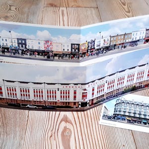 Lot de cartes postales Londres - Camden High Street | Stade de Highbury | Coventry Street - Lot de cartes à imprimer Londres - 3 images différentes