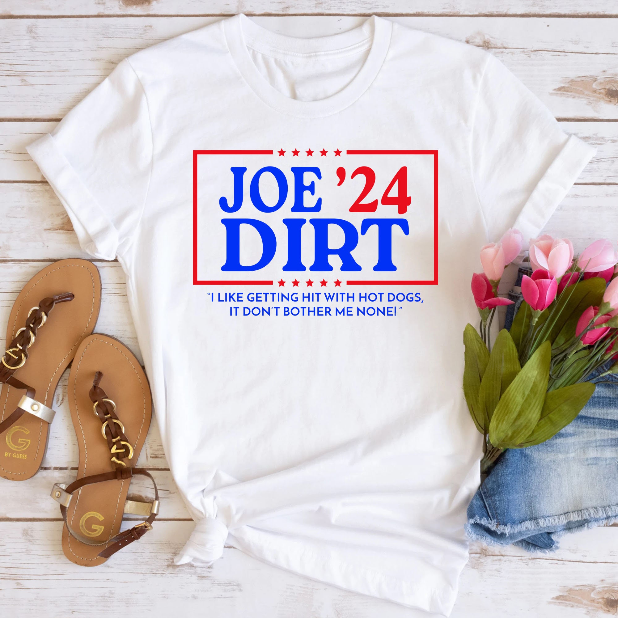 Discover Joe Dirt 2024 Election T-Shirt, For President Vote Shirt