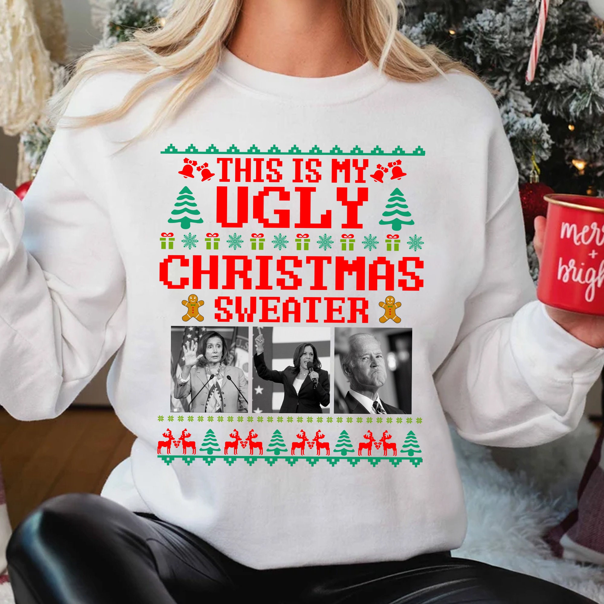 political ugly christmas sweater