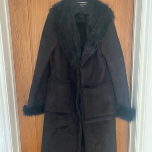 Zwarte winterjas