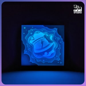 BTS JIN &quot;The Astronaut&quot; Inspired Light Box