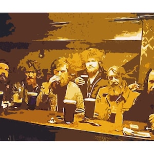 Dubliners in Mulligans Pub, Dublin - A4 Wandbilder
