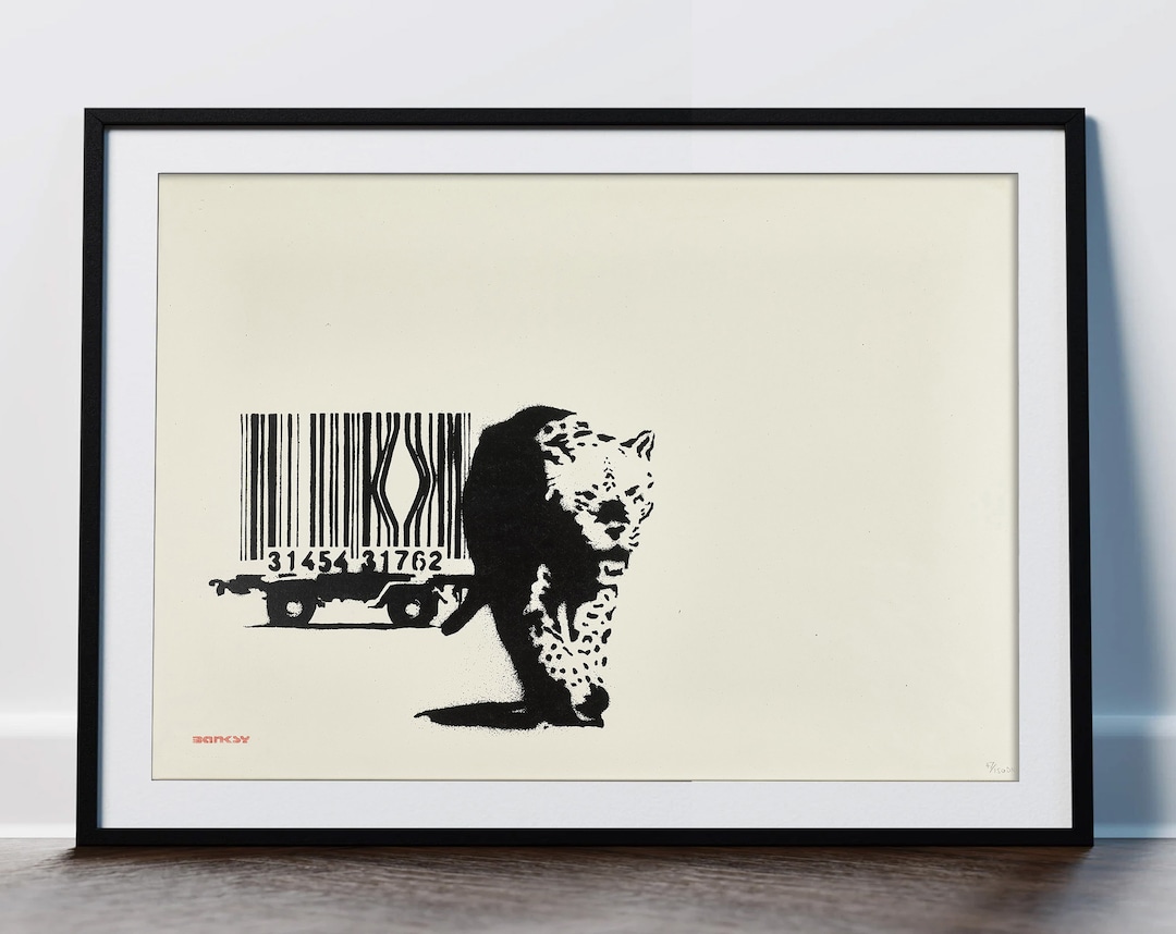 スーパーセール 半額 Banksy DOLK シルクスクリーン Lovers The Pobel - 版画 - 版画 版画
