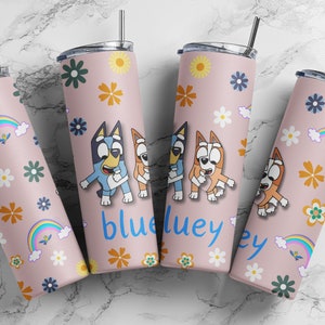 Blue Dog Tumbler, Blue Dog Gift, Blue Dog Cartoon, Blue Dog Birthday Party Goodies, Blue Dog Happy Eras Tour Blue Dog Mum Dance Party
