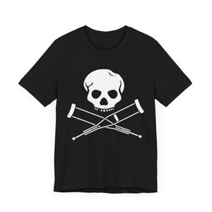 MTV Jackass Skull And Crutches Logo T-Shirt Unisex T-Shirt Jersey Short Sleeve Tee For Men Women  (Up to 4xl)