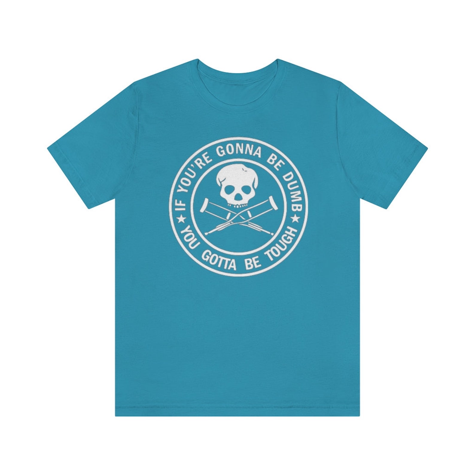 Débardeur Jackass Forever Red Skull And Crutches - Logo Officiel, Style Décontracté Pour Fans De L'émission MTV