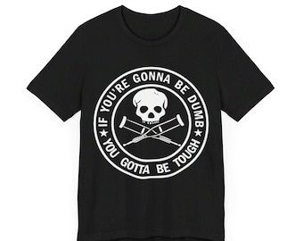 MTV Jackass Skull and Crutches Logo T-shirt Unisex T-shirt Jersey