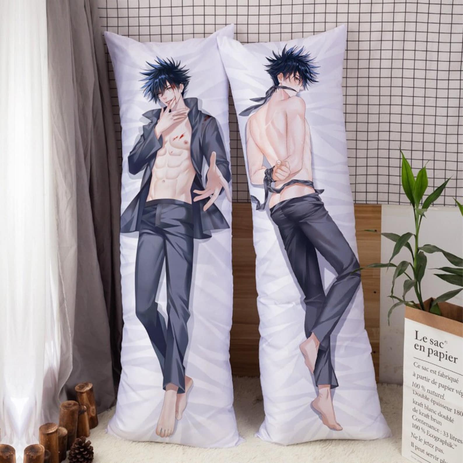 Jujutsu Kaisen Fushiguro Megumi Anime Decorative Hug Italy Ubuy