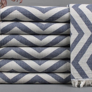 Wedding Gift Towels, Wholesale Towels, Zigzag Peshtemal, 34x71 Inches Embroidered Towel, Fitness Peshtemal, Hammam Peshtemal,