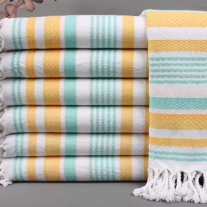 Personalized Turkish Towel, Turkish Beach Towel, Striped Towel, 38x71 Inches Girls Weekend Gift, Gym Towel, Travel Towel, Gift Towel,