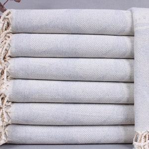 トルコタオル、卸売タオル、フィッシュペシュテマル、40x71インチ刺繍タオル、ライトグレージムペシュテマル、フータペシュテマル、大量注文タオル