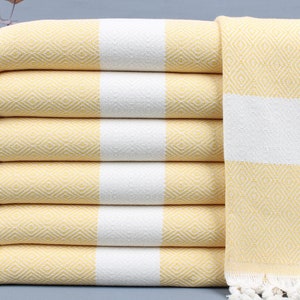 Dish Towel, Face Towel, Diamond Dishcloth, 20x36 Inches Gift For Her, Guest Dishcloth, Yellow Washcloth, Decor Towel, Dish Dishcloth,