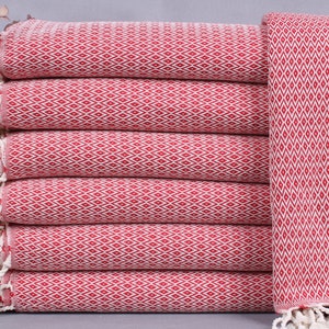 Home Decor Blanket, Picnic Blanket, Red Bedcover, Diamond Throw, 79x95 Inches Sofa Cover, Yoga Bedspread, Beach Blanket,
