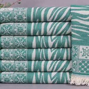 Toalha de mão personalizada, pano de prato personalizado, toalha verde-escura, toalha listrada, toalha turca de 20 x 28 polegadas, toalha de viagem, toalha de ginástica