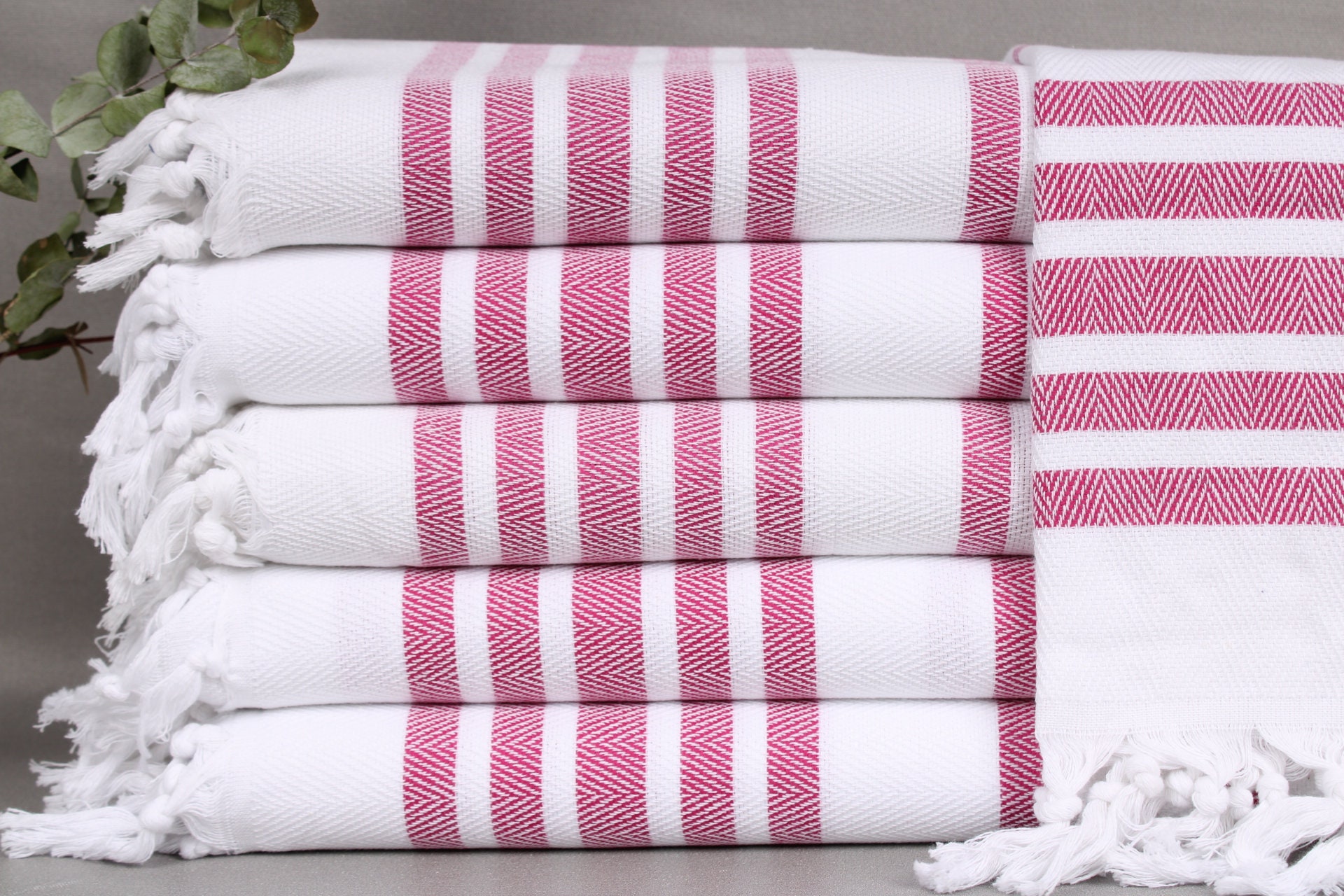 Small Towel Kitchen Towel Face Towel Striped Napkin 18x34 