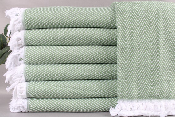 Tagesdecke, Couch Decke, Olivgrün Überwurf, Chevron Decke, 200x240 cm Bestickte Tagesdecke, Yoga Decke, Couch Decke, Camping Decke,