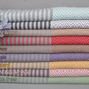 Couverture personnalisée, cadeau d'anniversaire, jeté de lit pour canapé, couverture en losanges, couverture en coton de 79 x 103 po., cadeaux d'enterrement de vie de jeune fille