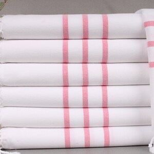 Bachelorette Towel, Orgnic Beach Towel, Pink Striped Towel, 40x71 Inches Bridesmaid Gifts Box Towel, Picnic Towel, Sauna Towel, Bath Towel,