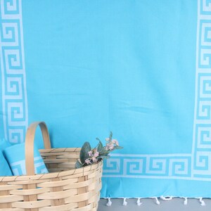 Turkish Beach Towel, Monogrammed Beach Towel, Turquoise Towel, Patterned Towel, 40x71 Inches Best Beach Towel, Bathroom Towel,