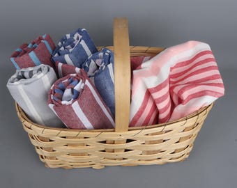 Beach towel, Striped Towel, 40"x67" Cotton Towel, Bachelorette Favor, Custom Wedding Gifts, Monogrammed Beach Towel, Bridal Gifts,