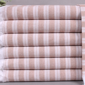 Türkisches Badetuch, personalisiertes Braunes Gestreiftes Handtuch, Bio-Handtuch, 40x71 Zoll Hochzeit Geschenkideen, Brautjungfer Handtuch, Hochzeitstuch,