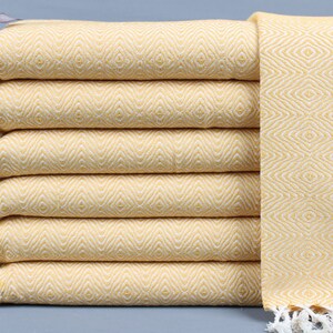 Face Towel, Wedding Gift Towels, Diamond Dishcloth, 18x36 Inches Bridesmaid Gift, Gym Towel, Owen Napkin, Gift Washcloth, Mustard Washcloth,