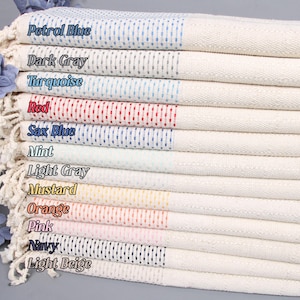 Wedding Favors, 20&quot;x40&quot; Cotton Dish Towel, Monogram Hand Towel, Polka Dot Dish Towel, Small Bath Towels, Embroidery Towels,