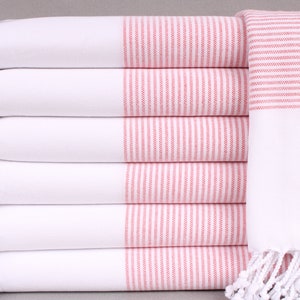Personalized Gift for her, Personalized Beach Towel, Vermilion Towel, Striped Towel, 36x71 Inches Personalized Bridesmaid Beach Towel,