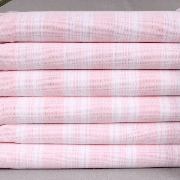 Turkish Beach Towel Personalized, Personalized Towels, Light Powder Pink Towel, Striped Towel, 40x71 Inches Bridesmaid Beach Towel,