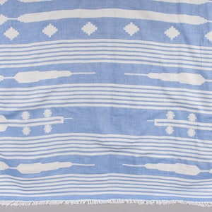 Personalized Gift Box Towel, Turkish Towels Beach, Blue Towel, Striped Towel, 36x69 Inches Custom Logo Beach Towel, Home Decor Towel,