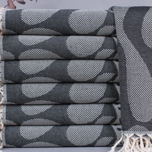 Wholesale Towels, Turkish Bath Towel, Black Fish Peshtemal, 40x71 Inches Turkish Towel for Bath, Home Decor Towel, Hammam Peshtemal,