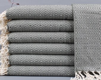 キッチンタオル、スモールタオル、ダイヤモンドウォッシュクロス、18x36インチモノグラムタオル、ジムペシュキル、カーキグリーンターキーペシュキル、ホテルペシュキル、