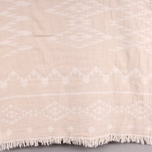 Bedcover, Couch Throw, Beige Throw, Geometric Blanket, 60x71 Inches Blanket Wedding Party Favors, Camping Blanket, Wholesale Blanket,