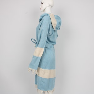 Unisex Bademantel, Herren und Damen Robe, türkisches Handtuch Robe, Roben für Hochzeitsgeschenke, Bio-Hausmantel, Morgenkleid, schicke Strandtücher