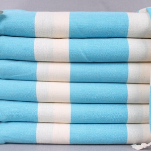Turkish Beach Towel, Turkish Towel Beach, Turquoise Towel, Striped Towel, 40x71 Inches Wedding Gift Ideas, Scarf Towel, Picnic Towel,