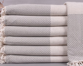 Türkische Decke, Hochzeitsgeschenk Decken, Khaki Grüner Wurf, Leinendecke, 95x95 Zoll Hochzeitsgeschenk Decke, Stranddecke,