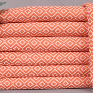 Bachelorette Towel, Turkish Towel, Orange Towel, Diamond Towel, 40x71 Inches Beach Towel Embroidery, Turkey Towel, Hotel Towel,
